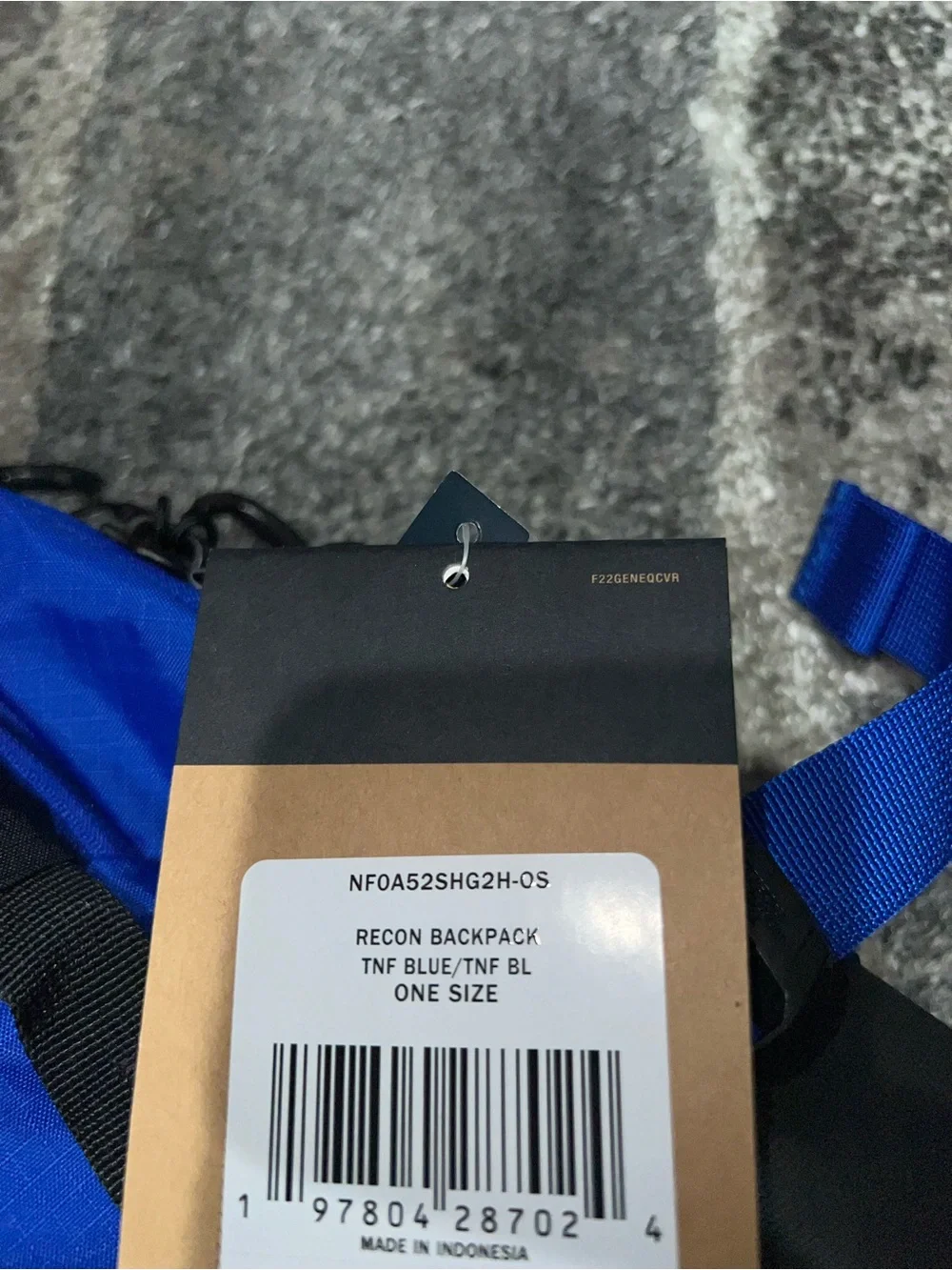 The North Face Recon Backpack - Royal Blue & Black
